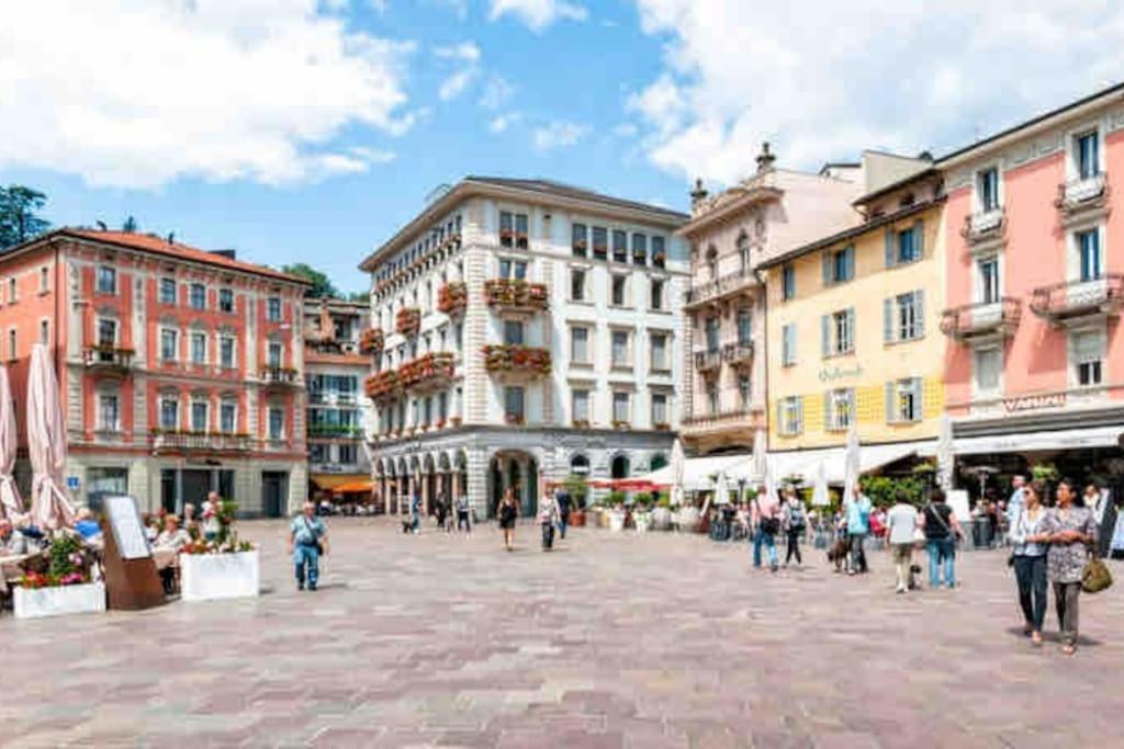 Ferienwohnung Lakeside Attic Lugano Exterior foto