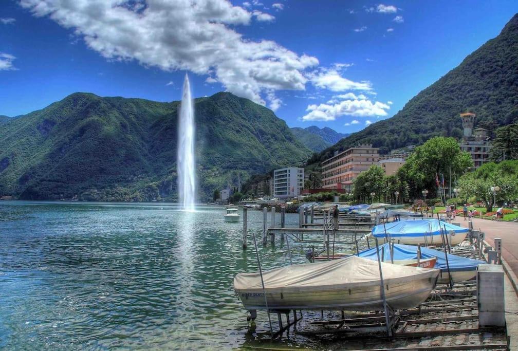 Ferienwohnung Lakeside Attic Lugano Exterior foto