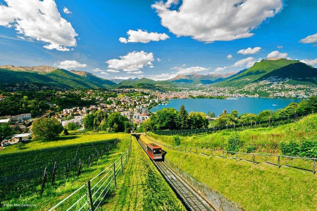 Ferienwohnung Lakeside Attic Lugano Exterior foto