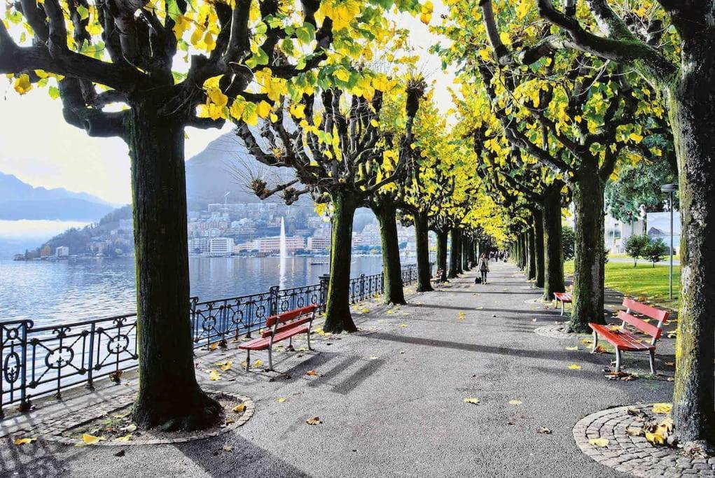 Ferienwohnung Lakeside Attic Lugano Exterior foto